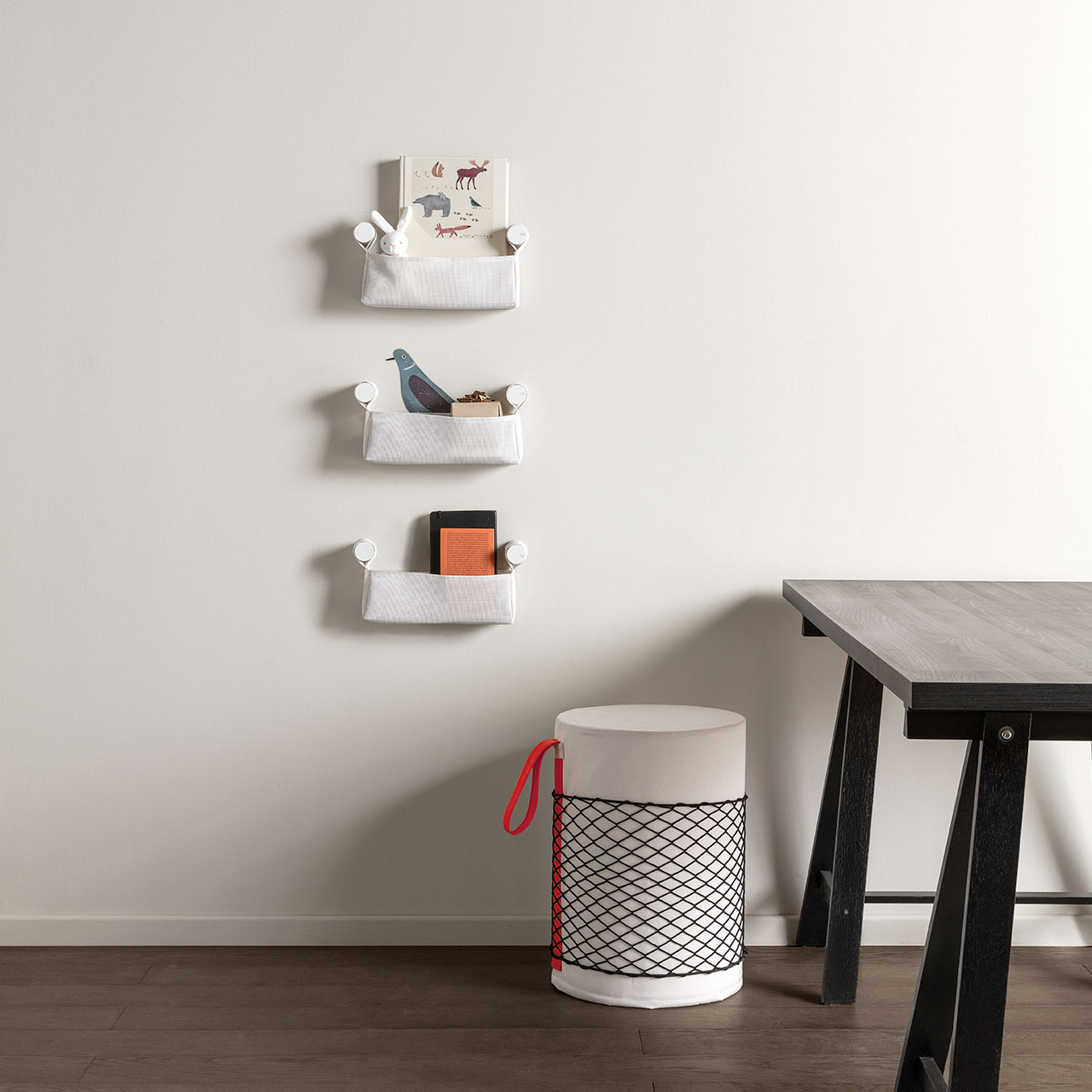 Portaoggetti a parete dot basket ever life design Portaoggetti a parete dot basket ever life design