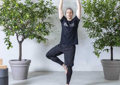 tappetino fitness di design in sughero naturale